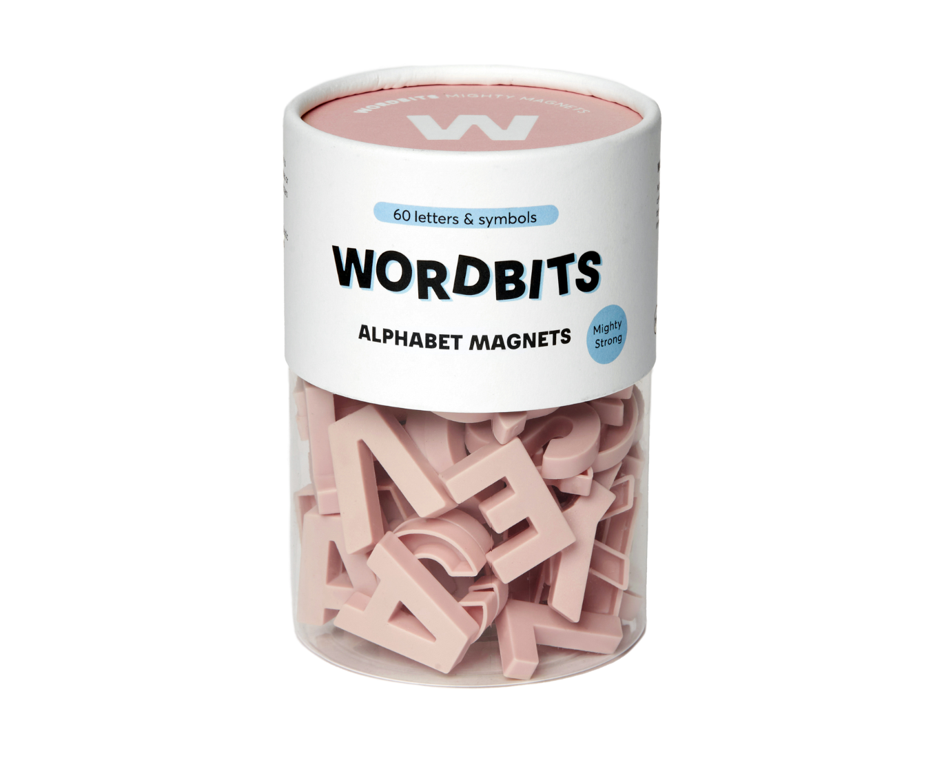 Wordbits Alphabet Magnets in Blush