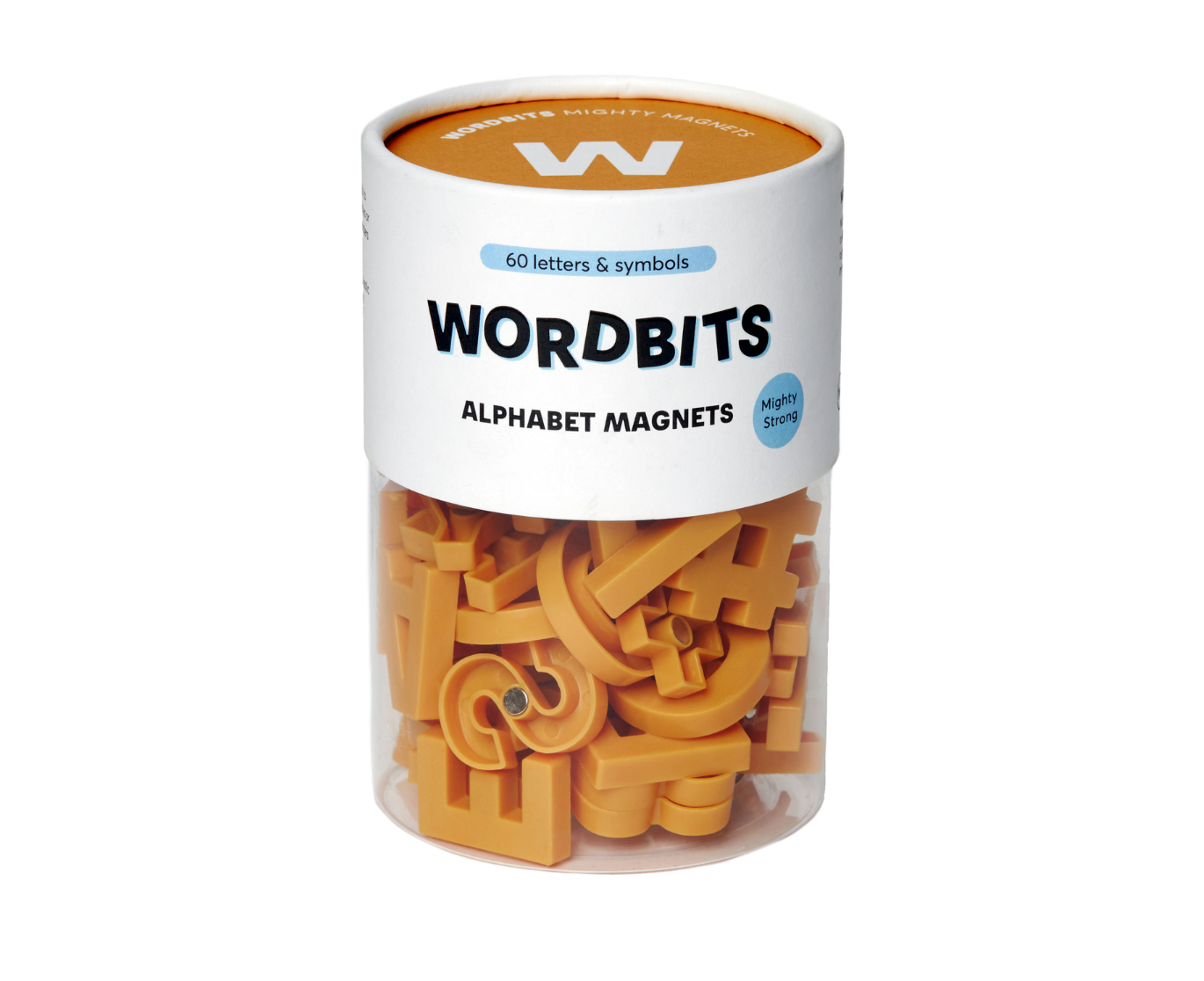 Wordbits Alphabet Magnets in Mustard