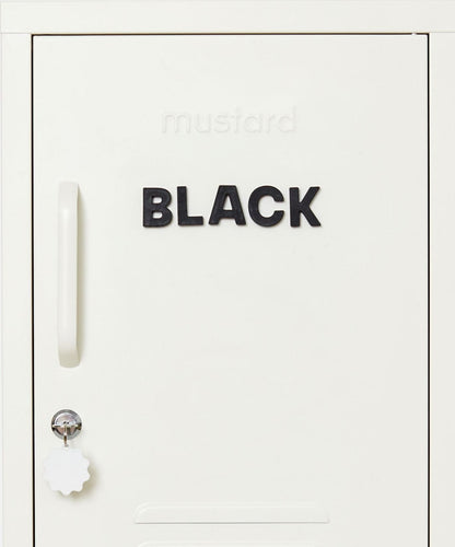 Wordbits Alphabet Magnets in Black