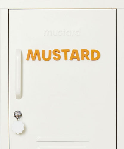 Wordbits Alphabet Magnets in Mustard