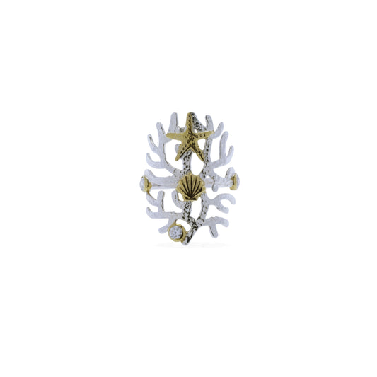 Sunaka Coral Reef ring detail