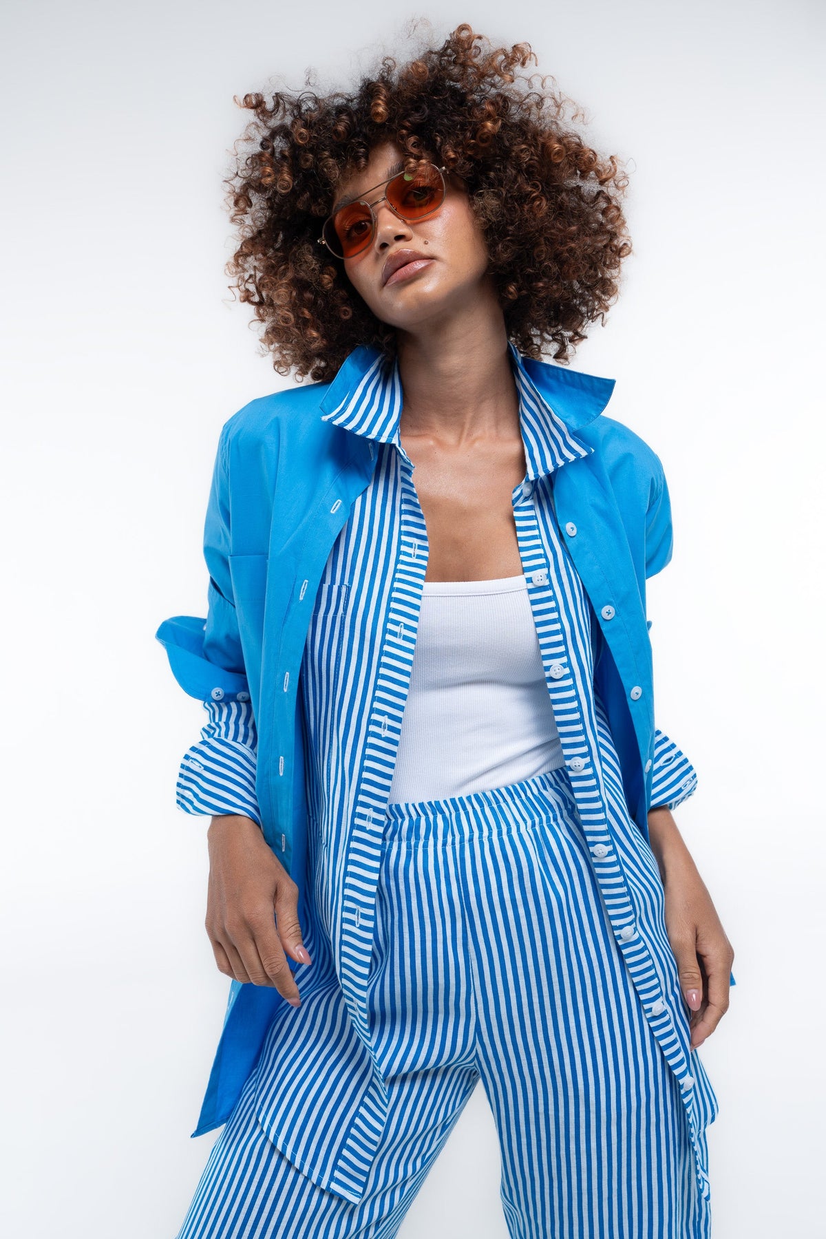 Portside Shirt — Sailor Blue (Cotton)