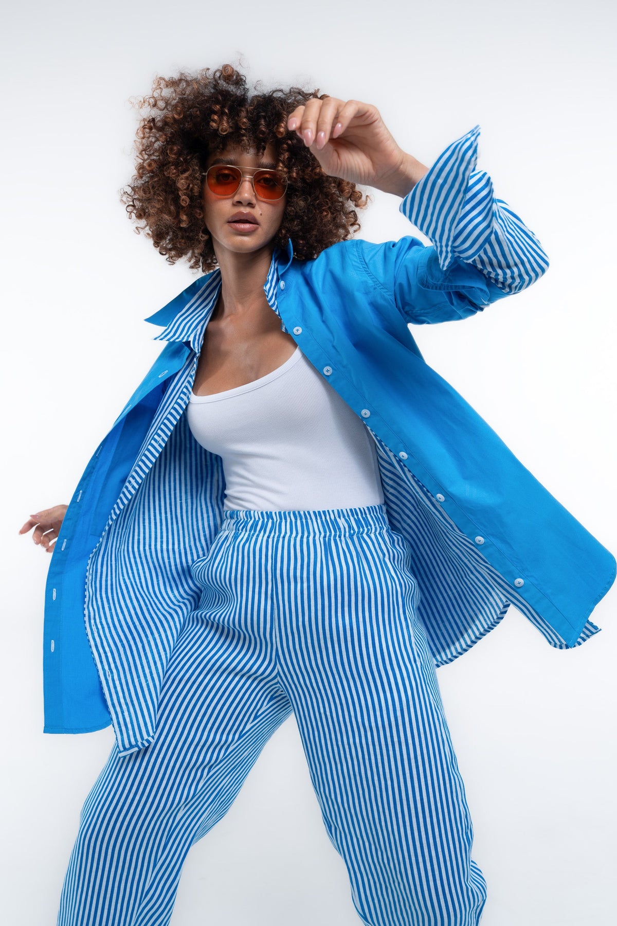 Portside Shirt — Sailor Blue (Cotton)