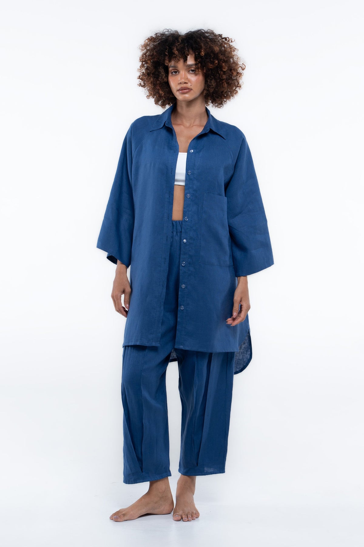 Oceanic Shirt — Cajun Red Lobster (Navy)