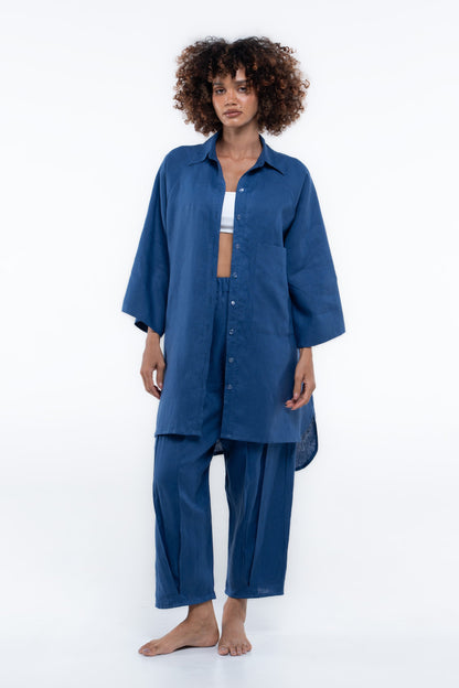 Oceanic Shirt — Cajun Red Lobster (Navy)