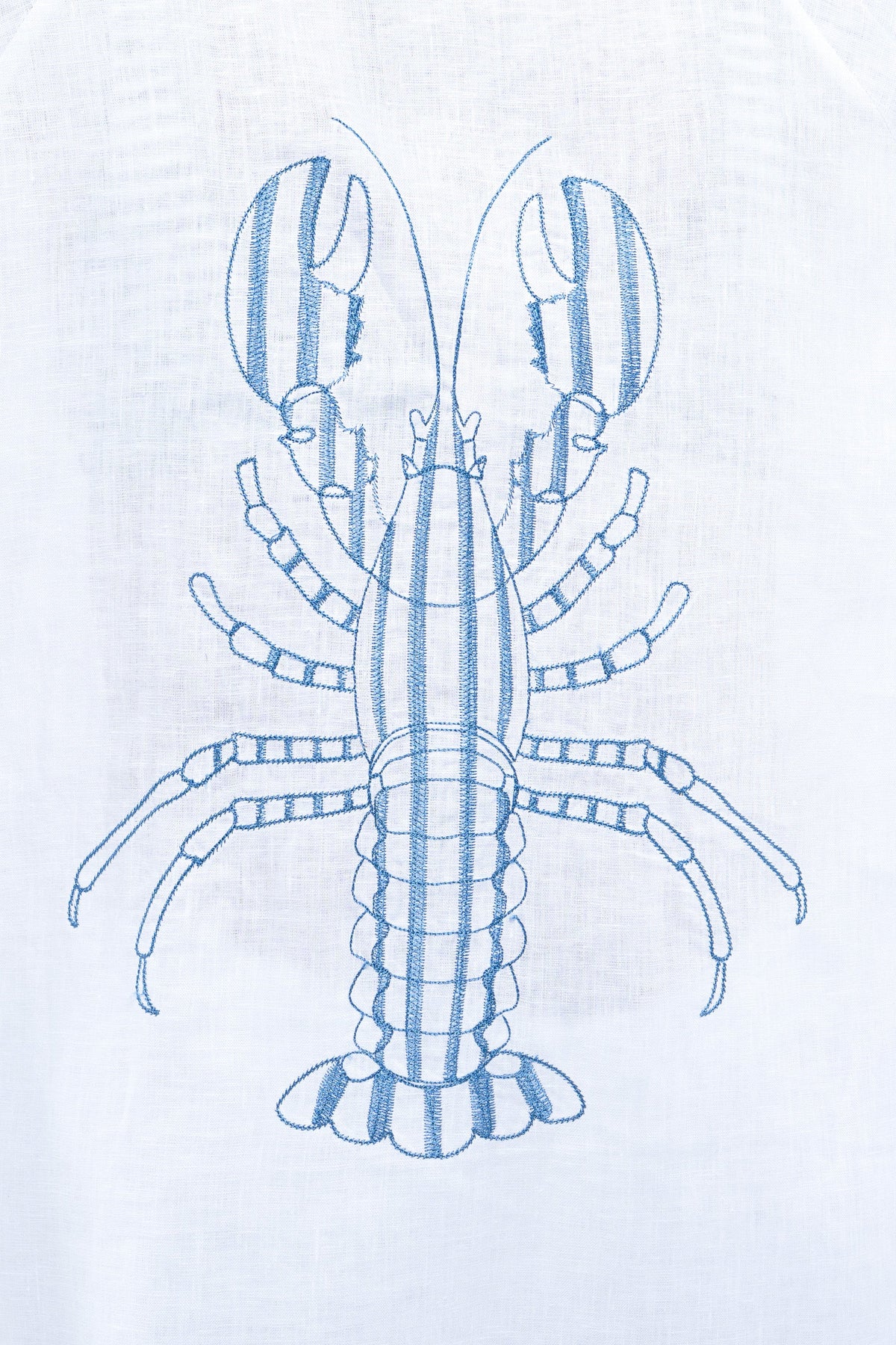Oceanic Shirt — Sailor Blue Lobster (White)